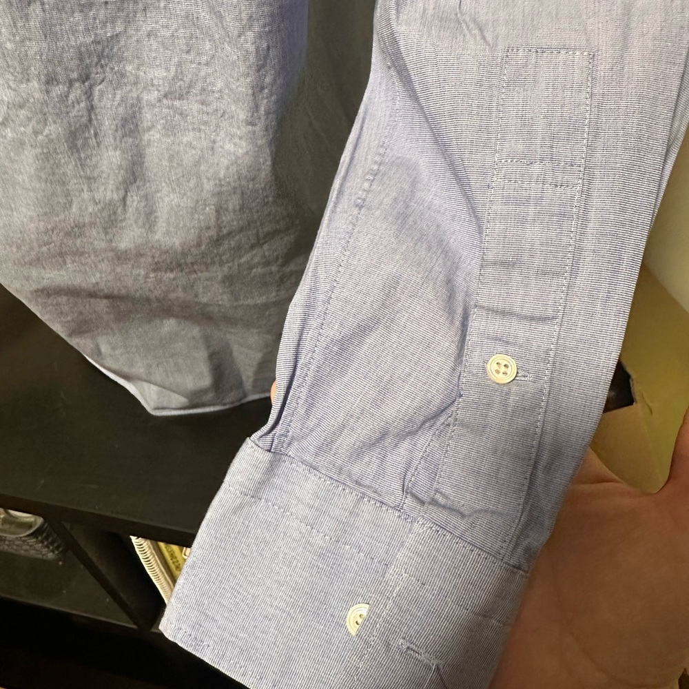 2 for $20 J. Crew Light Blue Women's Button-Down Shirt - Picture 8 of 8